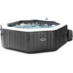 Intex Purespa Jet & Bubble Deluxe Set Πισίνα PVC Φουσκωτή Υδρομασάζ 201x201x71εκ.